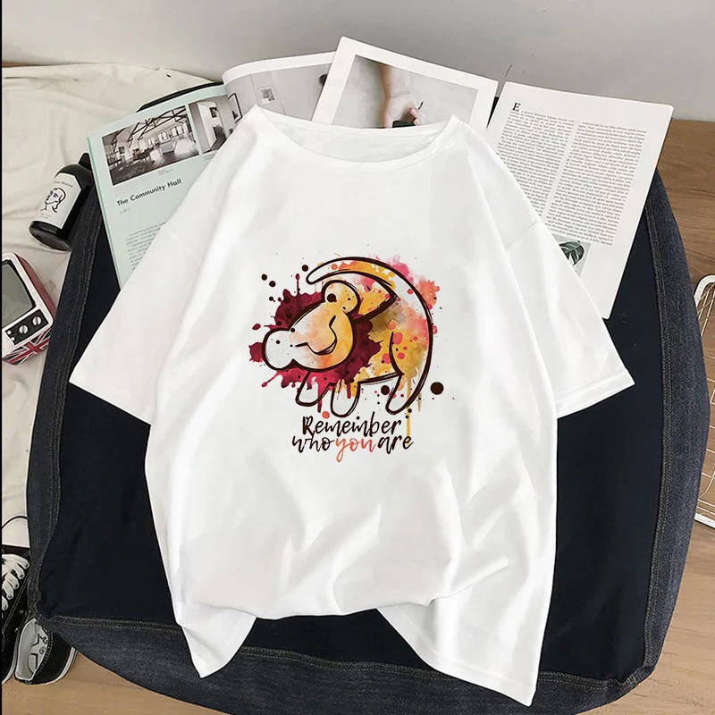 HAKUNA MATATA Remember who you are Lion King Simba Best Friend graphic tees women harajuku kawaii streetwear plus size t shirt
HAKUNA MATATA Remember who you are Lion King Simba Best Friend graphic tees women harajuku kawaii streetwear plus size t shirt