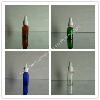 20ml shiny clear/green/brown/blue glass bottle with white plastic anti-theft ring black/white rubber cap,essential oil bottle.
20ml shiny clear/green/brown/blue glass bottle with white plastic anti-theft ring black/white rubber cap,essential oil bottle.