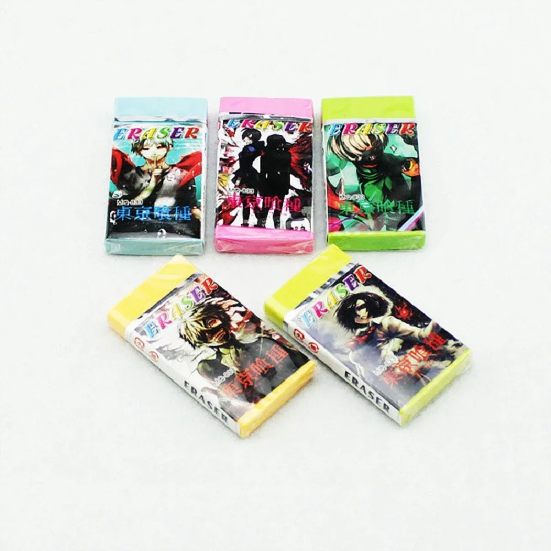 5pcs Anime Tokyo Ghoul Stationery Rectangle Pencil Rubber Eraser Student Prizes Gift Solid Color Soft Eraser School Supply
5pcs Anime Tokyo Ghoul Stationery Rectangle Pencil Rubber Eraser Student Prizes Gift Solid Color Soft Eraser School Supply
