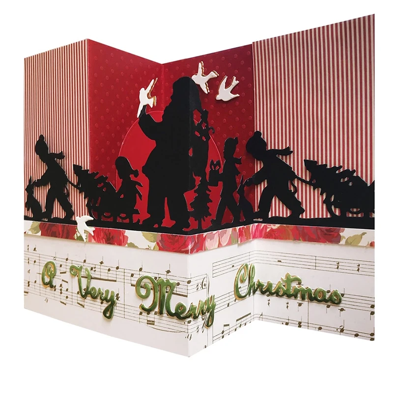 Santa Claus Parade Metal Cutting Dies Stencils for DIY Scrapbooking Paper Cards Craft Decor Christmas Dies New 17.8*10.5 cm
Santa Claus Parade Metal Cutting Dies Stencils for DIY Scrapbooking Paper Cards Craft Decor Christmas Dies New 17.8*10.5 cm