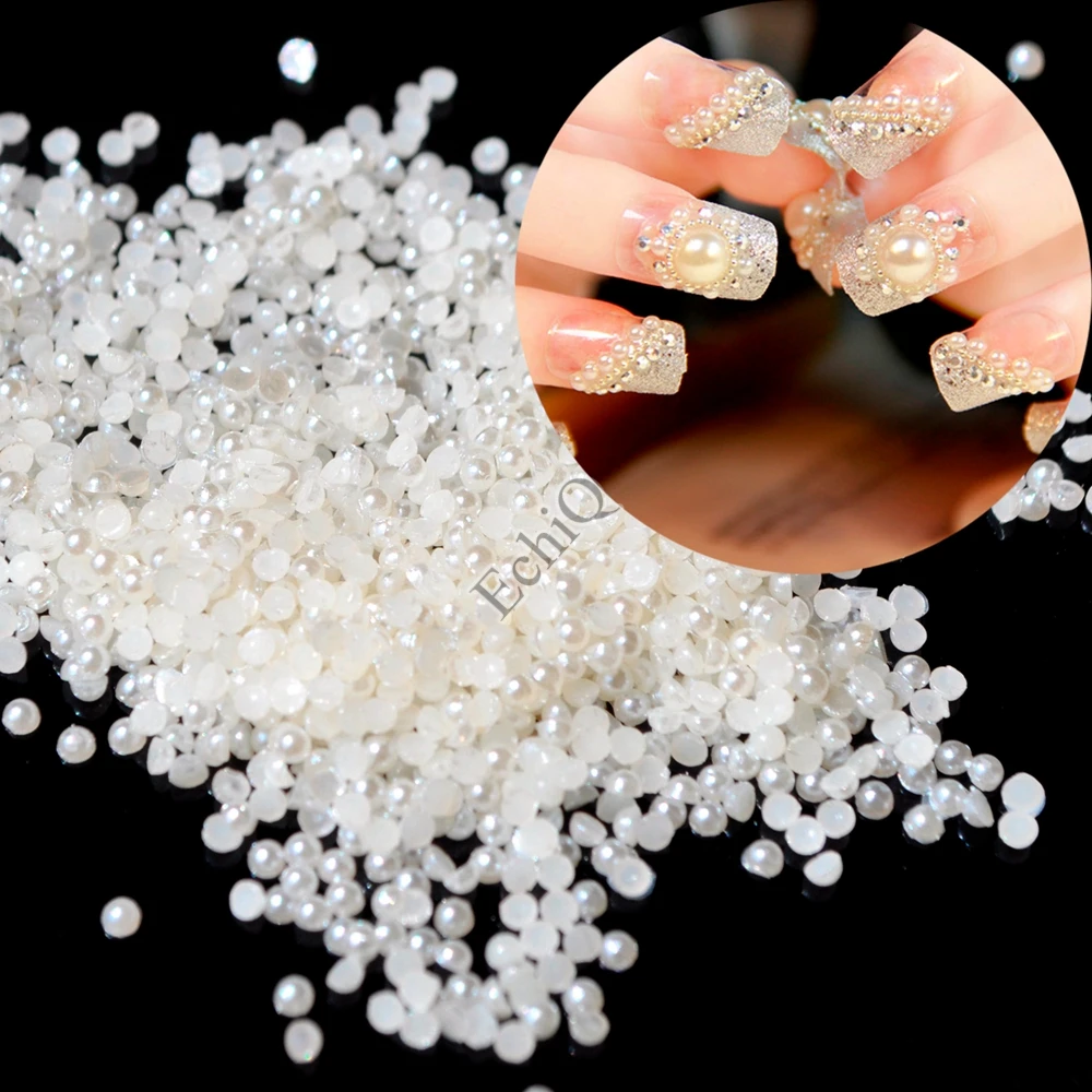 1000pcs SS4 3D Fashion White Nail Art Tips Pearl Acrylic Small Off-white Gems Beads Manicure DIY Decoration 1.5mm
1000pcs SS4 3D Fashion White Nail Art Tips Pearl Acrylic Small Off-white Gems Beads Manicure DIY Decoration 1.5mm