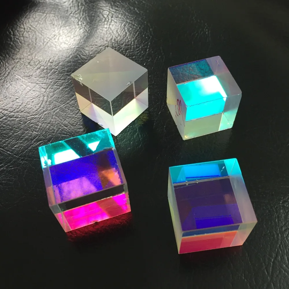 4 PCS 2.2X2.2X2.1cm Defective Cross Dichroic X-Cube Prism RGB Combiner or Splitter for Party Home Decoration Physics Teaching
4 PCS 2.2X2.2X2.1cm Defective Cross Dichroic X-Cube Prism RGB Combiner or Splitter for Party Home Decoration Physics Teaching