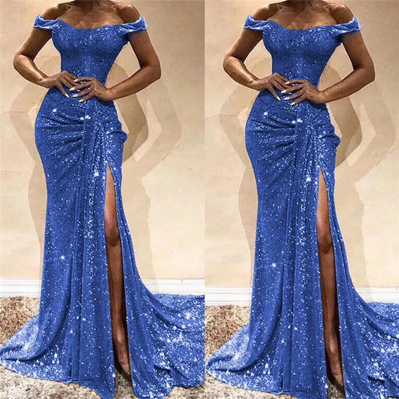 Women Formal Wedding Party Evening Party Maxi Dress Slash Neck Cold Shoulder Splited Flash Elegant Long Dress Plus Size S-3XL
Women Formal Wedding Party Evening Party Maxi Dress Slash Neck Cold Shoulder Splited Flash Elegant Long Dress Plus Size S-3XL