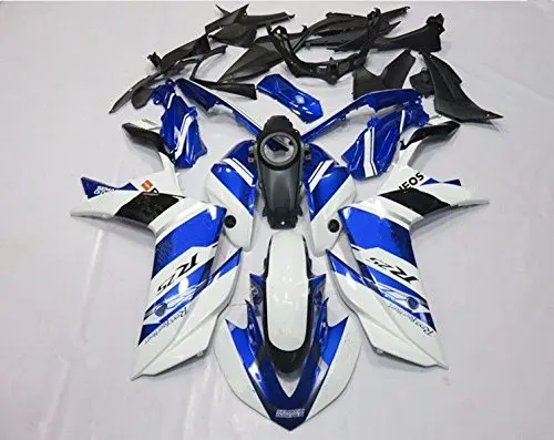 Blue White Complete Injection Fairing Cowl Kit Bodywork for 2014-2016 Yamaha YZF R3 R25 2015 Full body ABS Plastic Molding Set
Blue White Complete Injection Fairing Cowl Kit Bodywork for 2014-2016 Yamaha YZF R3 R25 2015 Full body ABS Plastic Molding Set