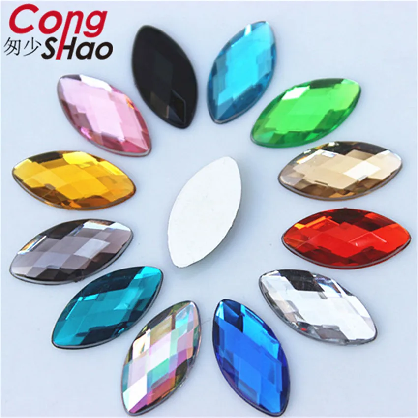 Cong Shao 100PCS 9*18mm Colorful flatback Horse eye Acrylic Rhinestone trim Crystals and Stones DIY Wedding Dress Strass 8Y770
Cong Shao 100PCS 9*18mm Colorful flatback Horse eye Acrylic Rhinestone trim Crystals and Stones DIY Wedding Dress Strass 8Y770