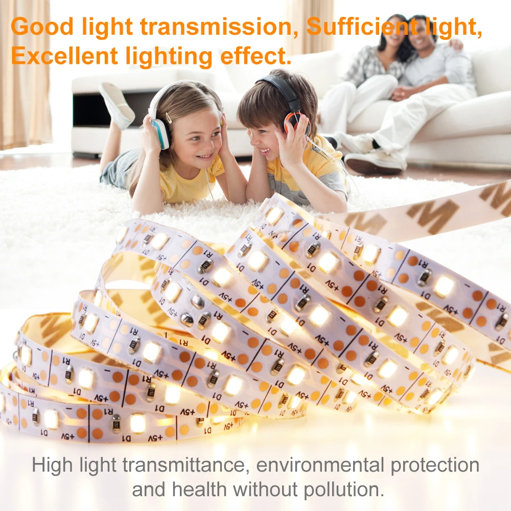 LED Flexible Strip Light USB 5V Strip LED Computer TV Backlight Lighting Wireless LED Light Tape Cabinet Lamp Stairs Night Lamp
LED Flexible Strip Light USB 5V Strip LED Computer TV Backlight Lighting Wireless LED Light Tape Cabinet Lamp Stairs Night Lamp
