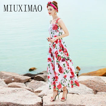 High Quality 2018 Spring & Summer Newest A-Line Strapless Spaghetti Strap Floral Print Elegant Ankle-Length Long Dress Women
High Quality 2018 Spring & Summer Newest A-Line Strapless Spaghetti Strap Floral Print Elegant Ankle-Length Long Dress Women