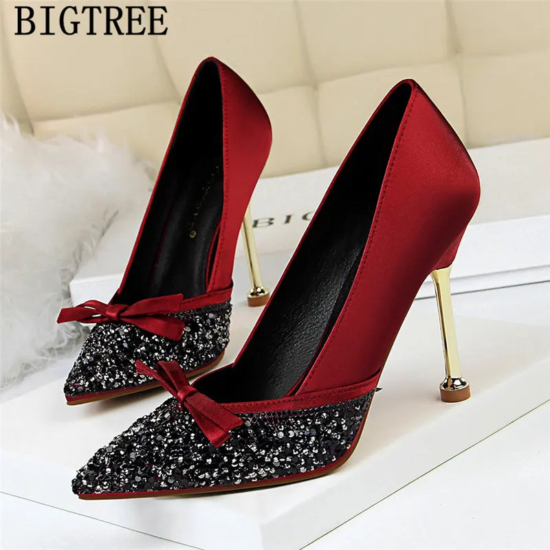 dress shoes women crystal heels wedding shoes bride new arrival 2019 butterfly-knot glitter heels women pumps bigtree shoes buty
dress shoes women crystal heels wedding shoes bride new arrival 2019 butterfly-knot glitter heels women pumps bigtree shoes buty