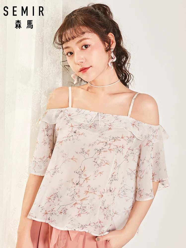 SEMIR Fashion Blouse Women Short Sleeve Leopard Blouse Boat neck Shirt Ladies Party Top Dames Streetwear blusas femininas elegan
SEMIR Fashion Blouse Women Short Sleeve Leopard Blouse Boat neck Shirt Ladies Party Top Dames Streetwear blusas femininas elegan