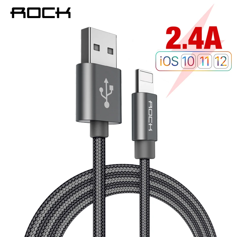 Rock USB Cable For Iphone 6s/6/7 Nylon Braid Line Fast Charging Data Sycn Cord For Lightning Cable For iPhone Charger iPad Cable
Rock USB Cable For Iphone 6s/6/7 Nylon Braid Line Fast Charging Data Sycn Cord For Lightning Cable For iPhone Charger iPad Cable
