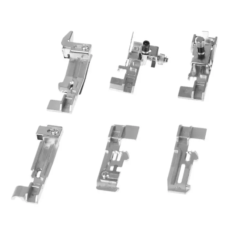 6pcs Multi-function Presser Foot Optional Overlock Feet Set Kit Sewing Machine Accessories E5M1
6pcs Multi-function Presser Foot Optional Overlock Feet Set Kit Sewing Machine Accessories E5M1