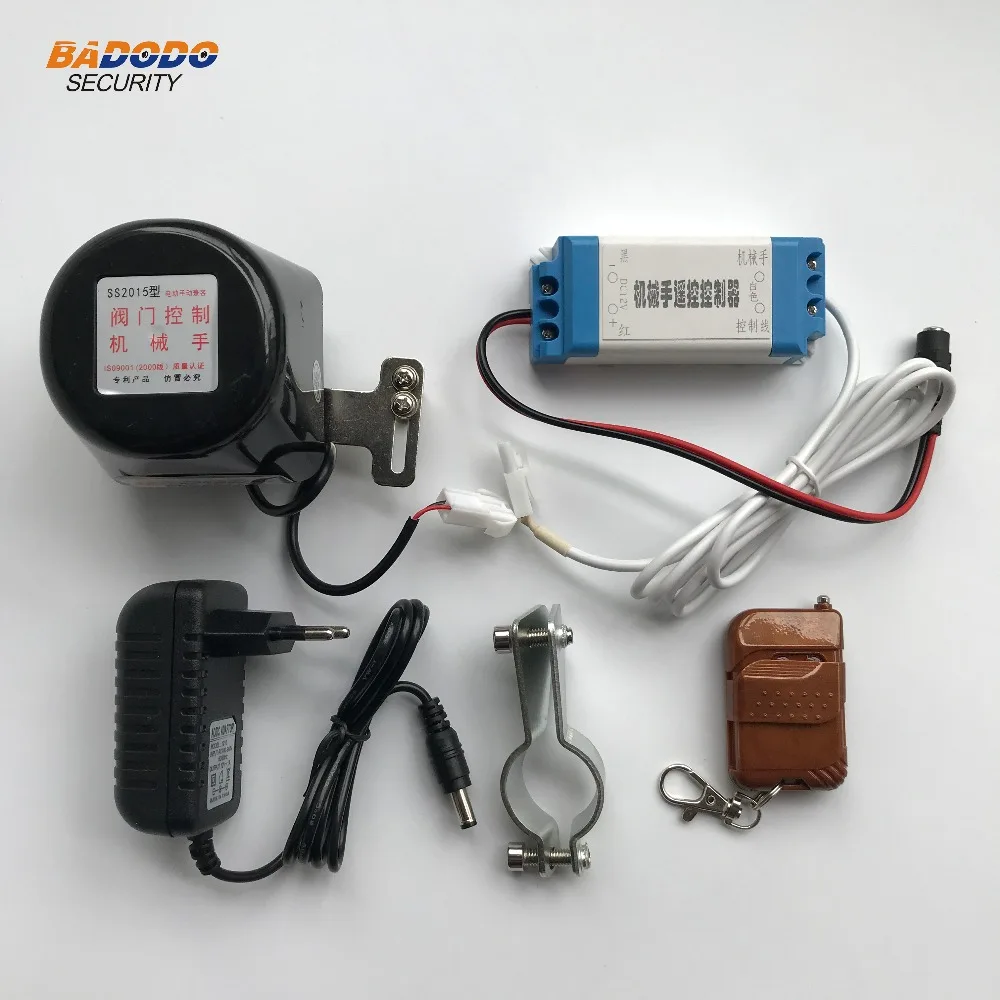 Gas Emergency wireless Automatic Manipulator water gas Valve fit 4/6 points gas pipeline valves kit RF remote control Shut Off
Gas Emergency wireless Automatic Manipulator water gas Valve fit 4/6 points gas pipeline valves kit RF remote control Shut Off