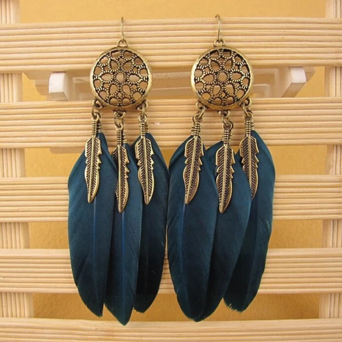 Women's Vintage Feather Leaves Drop Dangling Earrings Long Earrings for Women Bijoux oorbellen hangers tassel earrings jewerly
Women's Vintage Feather Leaves Drop Dangling Earrings Long Earrings for Women Bijoux oorbellen hangers tassel earrings jewerly