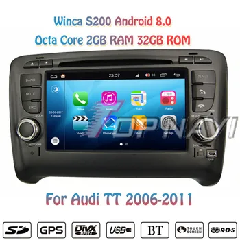 Topnavi 7'' Octa Core S200 Android 8.0 Car DVD Multimedia Player for Audi TT Auto Radio Stereo 2DIN GPS Navigation Media Center
Topnavi 7'' Octa Core S200 Android 8.0 Car DVD Multimedia Player for Audi TT Auto Radio Stereo 2DIN GPS Navigation Media Center