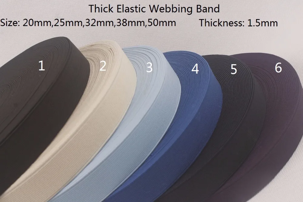 32mm wide 10 yards a lot thick strenth high quality elastic webbing band For DIY Sewing Clothes( Black,Beige,Blue,Purple)
32mm wide 10 yards a lot thick strenth high quality elastic webbing band For DIY Sewing Clothes( Black,Beige,Blue,Purple)
