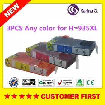 3PCS Any color Compatible for HP935 hp 935 suit for hp Officejet pro 6230 6830 6835 6812 6815 6820 with chip full ink 
3PCS Any color Compatible for HP935 hp 935 suit for hp Officejet pro 6230 6830 6835 6812 6815 6820 with chip full ink