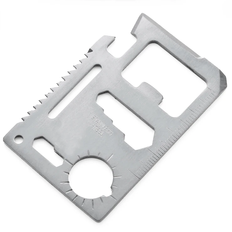 Multi Tools 11 in 1 Multifunction Outdoor Hunting Survival Kit Camping Pocket Military Credit Card Knife Silver
Multi Tools 11 in 1 Multifunction Outdoor Hunting Survival Kit Camping Pocket Military Credit Card Knife Silver
