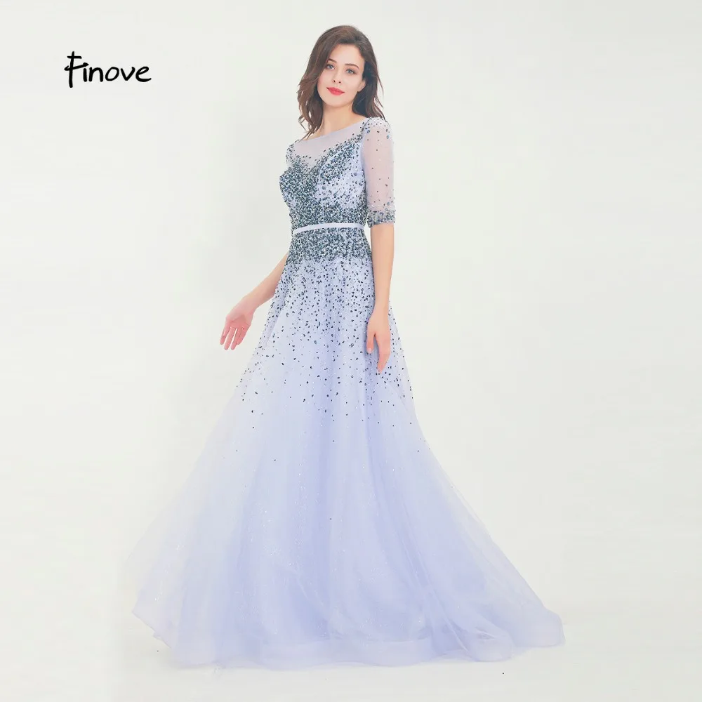 Finove Evening Dress 2019 Long Fully Beaded Elegant Long sleeves ALine Deep Back Floor Length Formal Party Dress Robe de soiree
Finove Evening Dress 2019 Long Fully Beaded Elegant Long sleeves ALine Deep Back Floor Length Formal Party Dress Robe de soiree