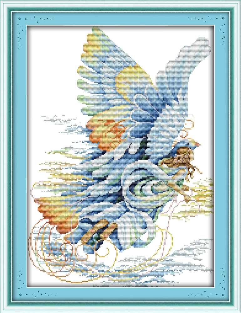 Flying angel cross stitch kit 18ct 14ct 11ct count printed canvas stitching embroidery DIY handmade needlework
Flying angel cross stitch kit 18ct 14ct 11ct count printed canvas stitching embroidery DIY handmade needlework