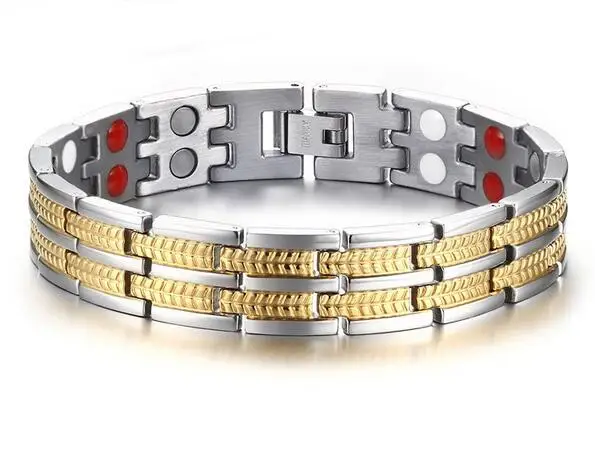Titanium steel health magnet care stone bracelet Women Men Bangle Gold Silver 13mm 8.26''
Titanium steel health magnet care stone bracelet Women Men Bangle Gold Silver 13mm 8.26''