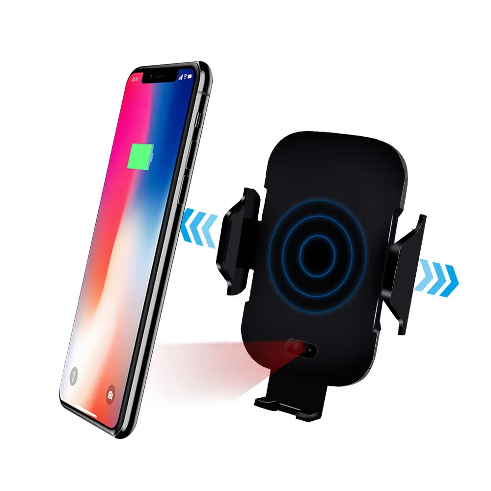 QI Car Wireless Phone Charger Infrared Sensor For iPhone 8 X Intelligent Fast Charging Wireless Car Charger Automatic Sensor
QI Car Wireless Phone Charger Infrared Sensor For iPhone 8 X Intelligent Fast Charging Wireless Car Charger Automatic Sensor