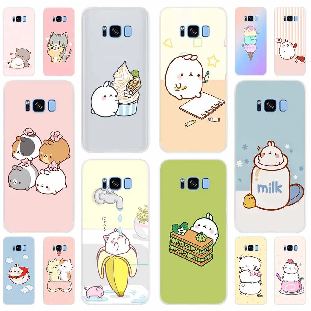 Kawaii Molang Cartoon Anime dog cat Soft Cover For Samsung Galaxy S6 S7 Edge S8 S9 Plus S10 Plus E Note 8 9 10 Phone Case 5G
Kawaii Molang Cartoon Anime dog cat Soft Cover For Samsung Galaxy S6 S7 Edge S8 S9 Plus S10 Plus E Note 8 9 10 Phone Case 5G