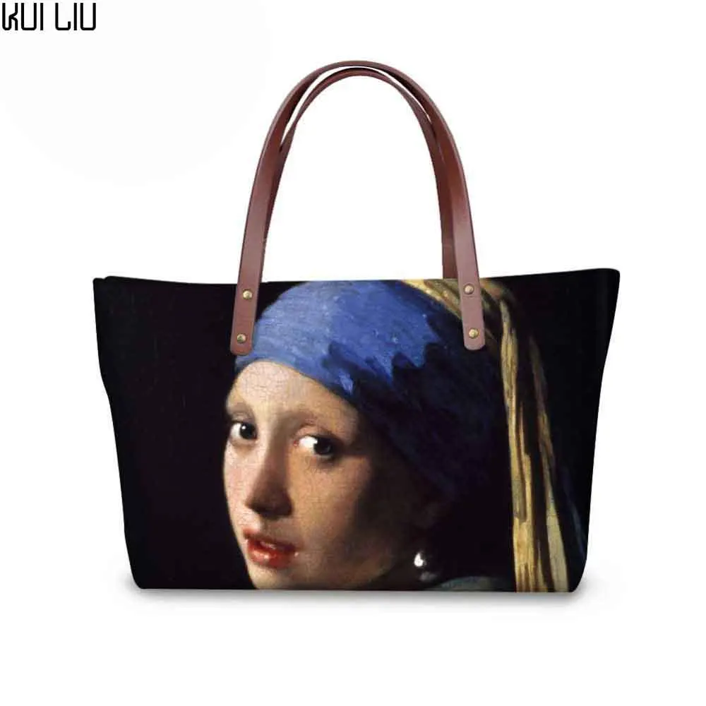 Women Shopping Bag Van Gogh Mona Lisa Custom Bags Drop Shipping Neoprene Large Handbags Tote Bolsa Feminina Sac a Main Crossbody
Women Shopping Bag Van Gogh Mona Lisa Custom Bags Drop Shipping Neoprene Large Handbags Tote Bolsa Feminina Sac a Main Crossbody