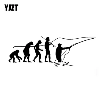 YJZT 16.5cm*5.7cm Evolution OF FLY FISHING Fashion Vinyl High-quality Decor Decals Car Sticker Black Silver C11-0190
YJZT 16.5cm*5.7cm Evolution OF FLY FISHING Fashion Vinyl High-quality Decor Decals Car Sticker Black Silver C11-0190