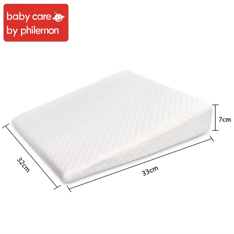 Babycare Newborn Baby Sleep Pillow Anti Baby Spit Milk Crib Cot