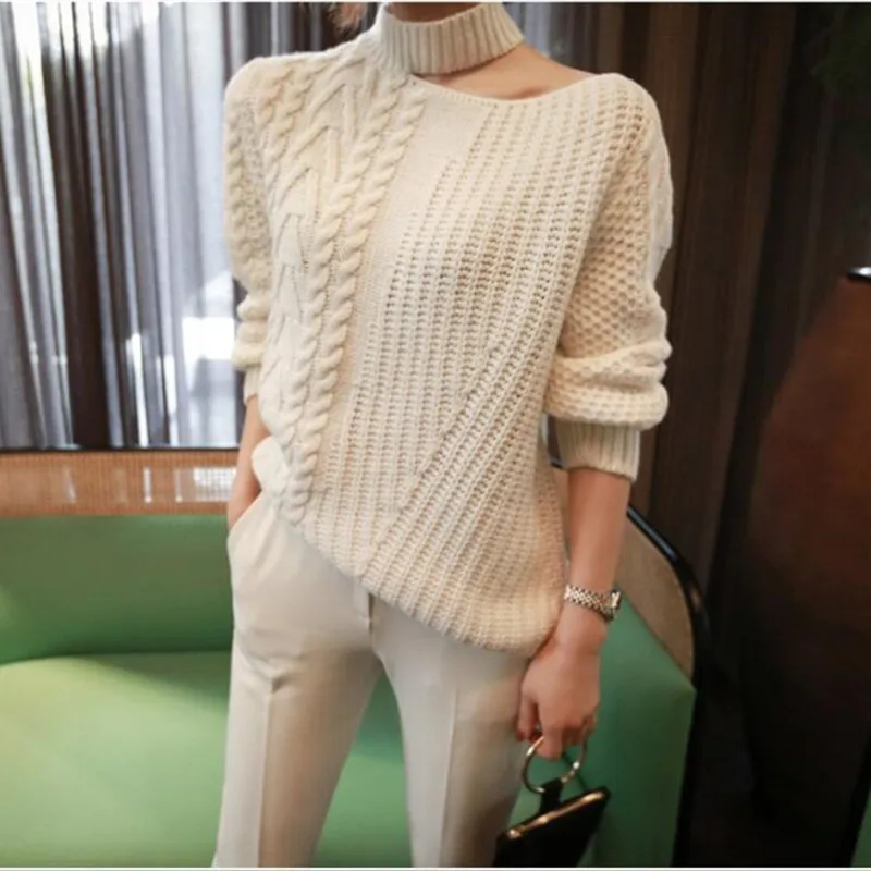 Autumn and winter wild casual loose hollow long-sleeved sweater 2019 new sexy pullover fashion irregular open back sweater women
Autumn and winter wild casual loose hollow long-sleeved sweater 2019 new sexy pullover fashion irregular open back sweater women
