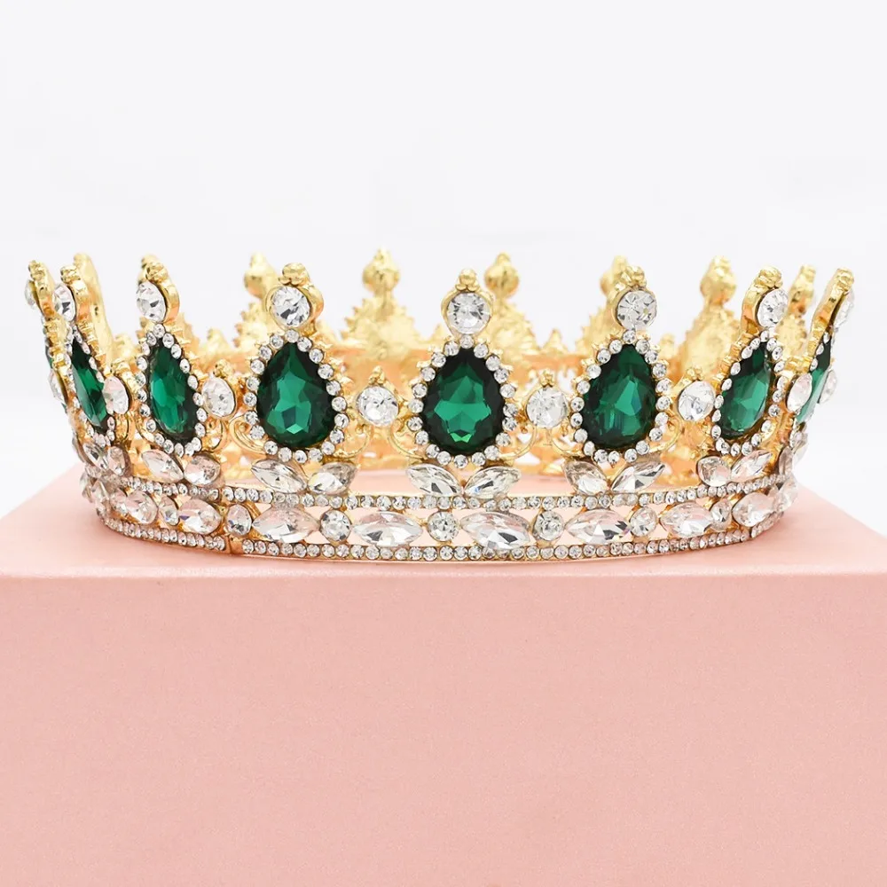 Gold Metal Rhinestone tiara de noiva Crowns Bridal Headband Girls Blue Red Clear Crystal Crown Wedding Hair Jewelry Accessories
Gold Metal Rhinestone tiara de noiva Crowns Bridal Headband Girls Blue Red Clear Crystal Crown Wedding Hair Jewelry Accessories