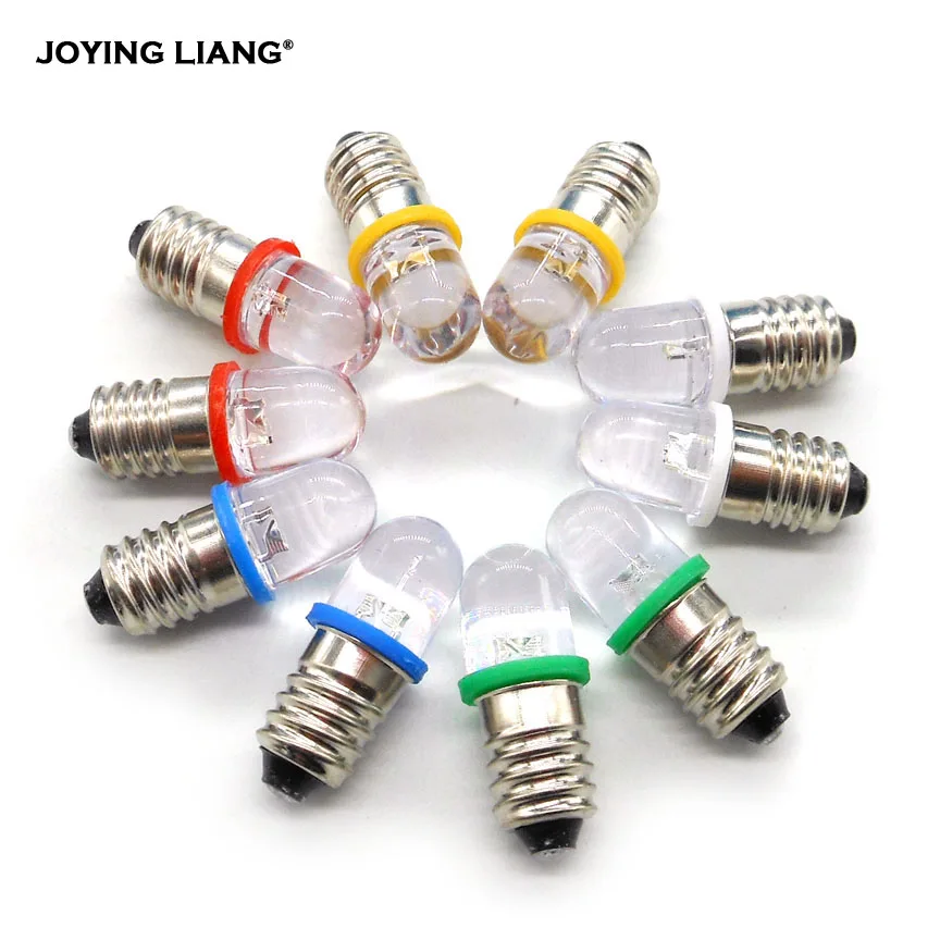 JOYING LIANG T10 LED Light Beads 3V 3.8V 4.5V 6.3V 8V Match with E10 Screw Bulb LED Lamp Small Electric Bead Bulb 10pcs/lot
JOYING LIANG T10 LED Light Beads 3V 3.8V 4.5V 6.3V 8V Match with E10 Screw Bulb LED Lamp Small Electric Bead Bulb 10pcs/lot