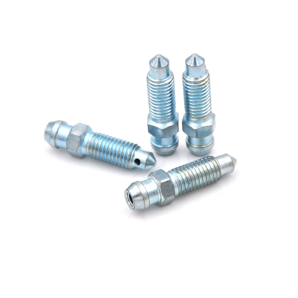 New Arrival 4pcs M7 x 1.0mm Motorcycle Bike Brake Braking Caliper Steel Bleed Screw Nipple
New Arrival 4pcs M7 x 1.0mm Motorcycle Bike Brake Braking Caliper Steel Bleed Screw Nipple