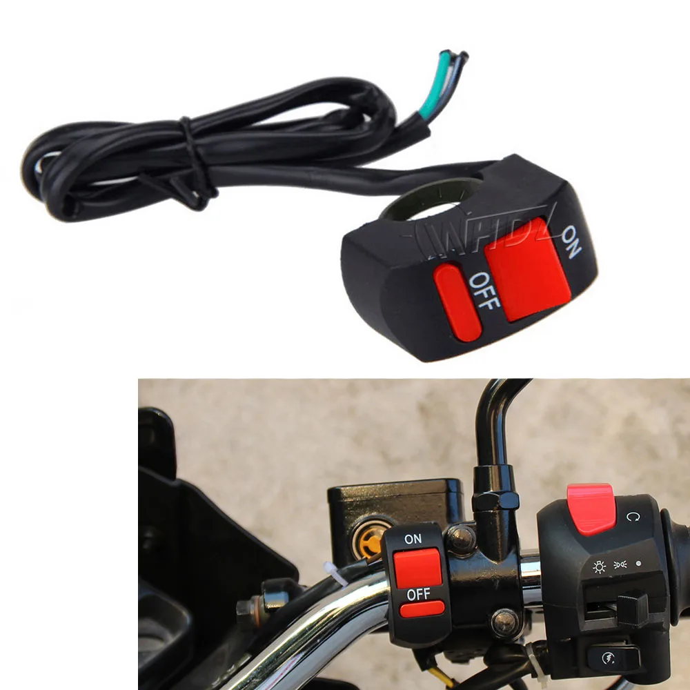 WHDZ Universal Moto Motorcycle ATV Bike Handlebar Light Switch ON OFF Button Motorcycle Handlebar Switch ON/OFF Button
WHDZ Universal Moto Motorcycle ATV Bike Handlebar Light Switch ON OFF Button Motorcycle Handlebar Switch ON/OFF Button