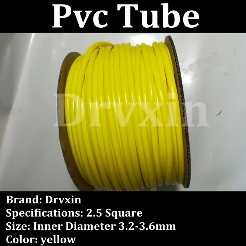 1 Roll Yellow Pvc Tube 2.5 Square Inner Diameter 3.2-3.6mm Pvc Sleeve For Cable Marker ID Printer Printing Ferrule Machine
1 Roll Yellow Pvc Tube 2.5 Square Inner Diameter 3.2-3.6mm Pvc Sleeve For Cable Marker ID Printer Printing Ferrule Machine