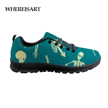 WHEREISART Custom Mesh Shoes For Men Skeleton Print Shoes Men Lace Up Comfortable Sneakers Male Casual Shoes Men Drop Shipping
WHEREISART Custom Mesh Shoes For Men Skeleton Print Shoes Men Lace Up Comfortable Sneakers Male Casual Shoes Men Drop Shipping