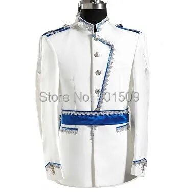 Free ship mens period costume white Medieval suit with pants stage performance /Prince charming William/Colonial Belle
Free ship mens period costume white Medieval suit with pants stage performance /Prince charming William/Colonial Belle