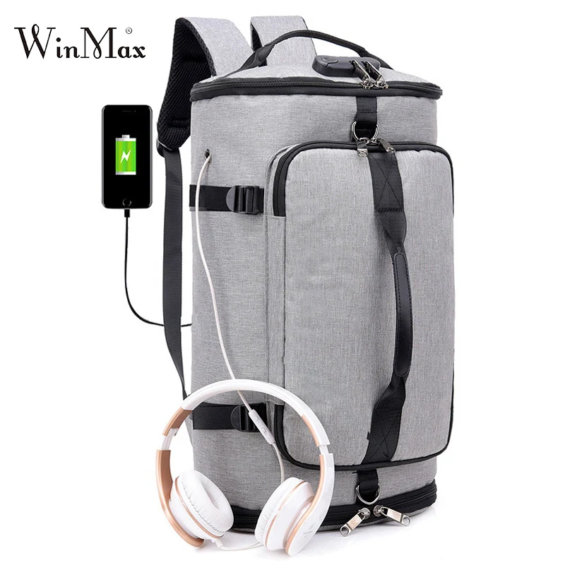 Men Backpack Travel Large Capacity Male Luggage Shoulder Bag Computer USB Backpacks Men Functional Versatile Bags Shoe Pocket
Men Backpack Travel Large Capacity Male Luggage Shoulder Bag Computer USB Backpacks Men Functional Versatile Bags Shoe Pocket