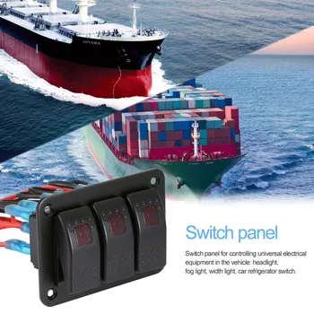 3 Gang Car Marine Boat Caravan LED Switch Panel Professional Splashproof Rocker Switch Control Panel Waterproof Circuit
3 Gang Car Marine Boat Caravan LED Switch Panel Professional Splashproof Rocker Switch Control Panel Waterproof Circuit