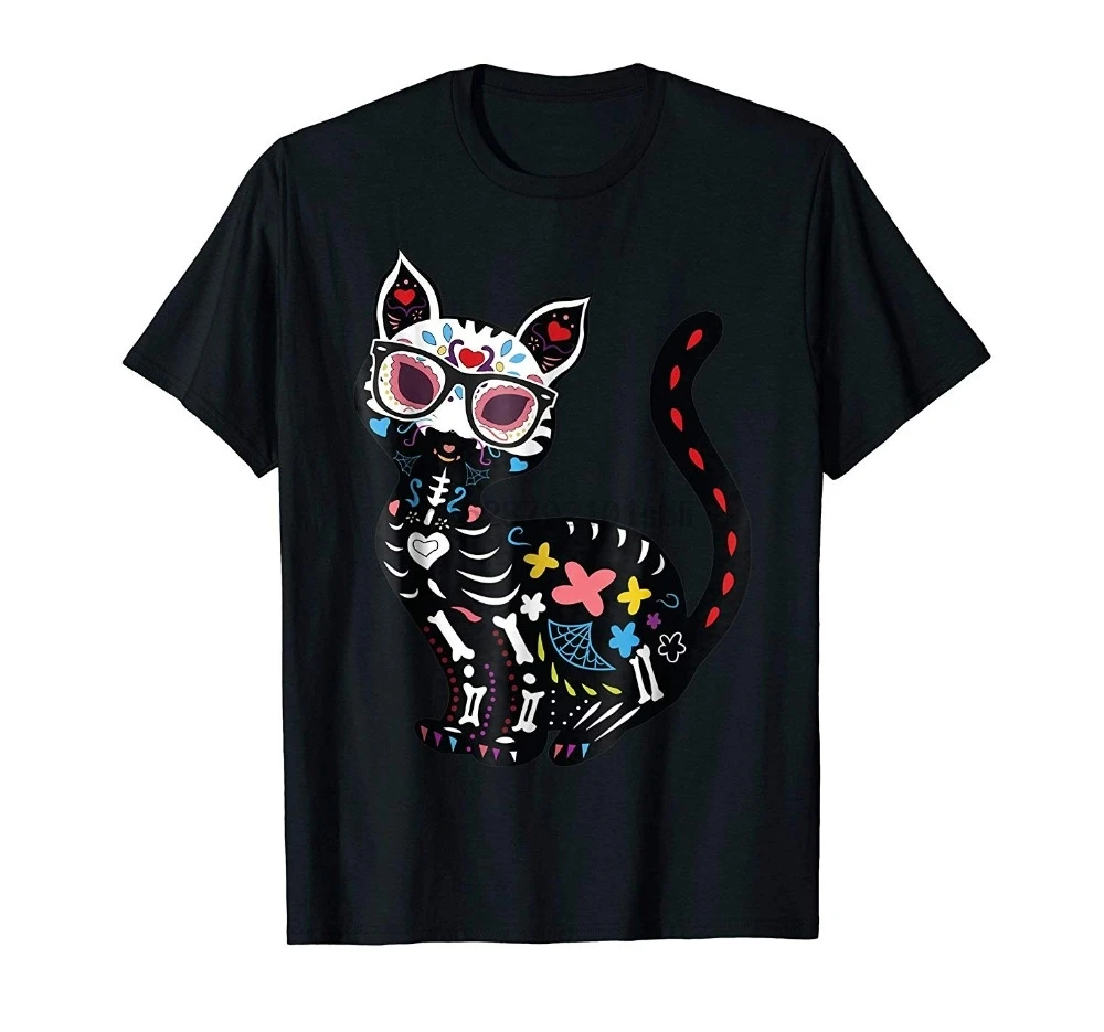Cute Sugar Skull Mexican Cat Men 2019 Summer Round Neck Men T Shirt Summer Famous Clothing Create A Shirt
Cute Sugar Skull Mexican Cat Men 2019 Summer Round Neck Men T Shirt Summer Famous Clothing Create A Shirt