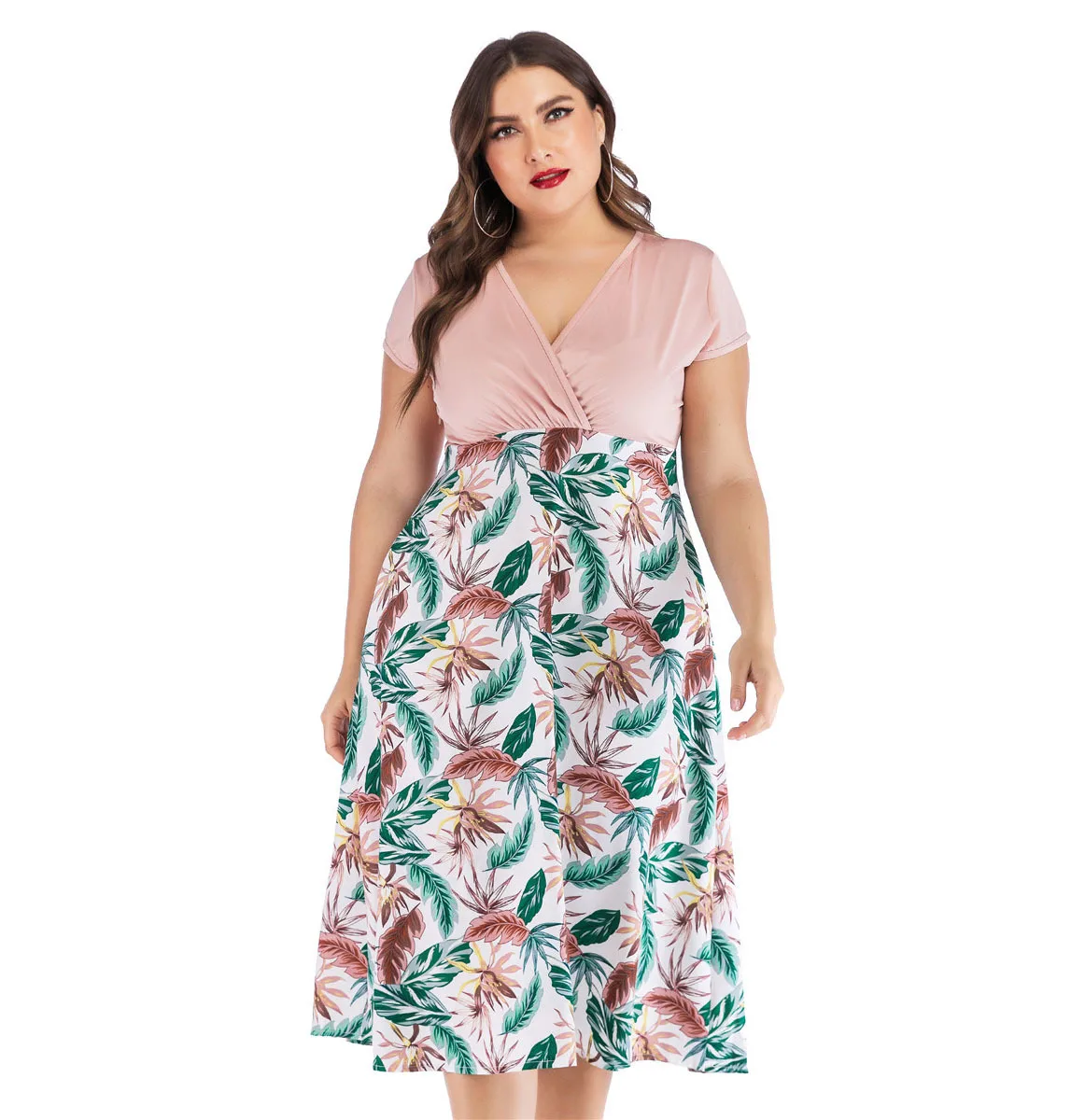 Print Short Sleeve Dress Streetwear Dress Sexy V Neck Vestido De Verano Chiffon Women Clothes Plus Size Xxxxl Xxxxxl Robe Ete
Print Short Sleeve Dress Streetwear Dress Sexy V Neck Vestido De Verano Chiffon Women Clothes Plus Size Xxxxl Xxxxxl Robe Ete