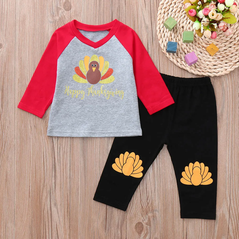 MUQGEW Kids Winter Clothes Baby Boys Girls Clothing Set 2PCs Letter Turkey Tops Pants Thanksgiving Day Outfits Set roupa infanti
MUQGEW Kids Winter Clothes Baby Boys Girls Clothing Set 2PCs Letter Turkey Tops Pants Thanksgiving Day Outfits Set roupa infanti