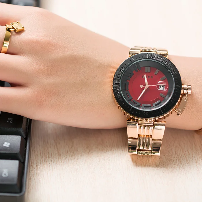 2022 Fashion GUOU Watch Women Top Brand Luxury Rose Gold Clock Simple Girl Female Quartz watch Ladies Wristwatch Reloj Mujer
2022 Fashion GUOU Watch Women Top Brand Luxury Rose Gold Clock Simple Girl Female Quartz watch Ladies Wristwatch Reloj Mujer