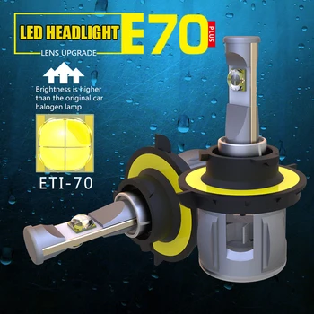 1 Set H13 9008 60W 6000LM E70 LED Headlight Front Lens Lamps Bulbs ETI-70 4SMD Chips Turbo Fan White 6000K H/L Beam 120W 12000LM
1 Set H13 9008 60W 6000LM E70 LED Headlight Front Lens Lamps Bulbs ETI-70 4SMD Chips Turbo Fan White 6000K H/L Beam 120W 12000LM