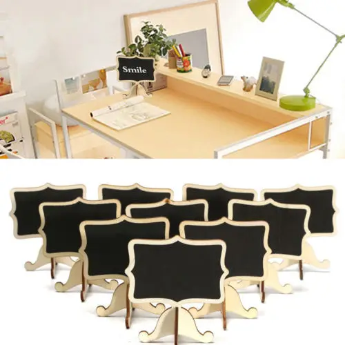 Hot New 10Pcs Mini Wooden Wedding Blackboard Chalkboard Number Sign Label Message Table
Hot New 10Pcs Mini Wooden Wedding Blackboard Chalkboard Number Sign Label Message Table