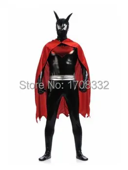 Black and Red Batman costume Beyond shiny metallic Superhero Costume with Cape free shipping
Black and Red Batman costume Beyond shiny metallic Superhero Costume with Cape free shipping