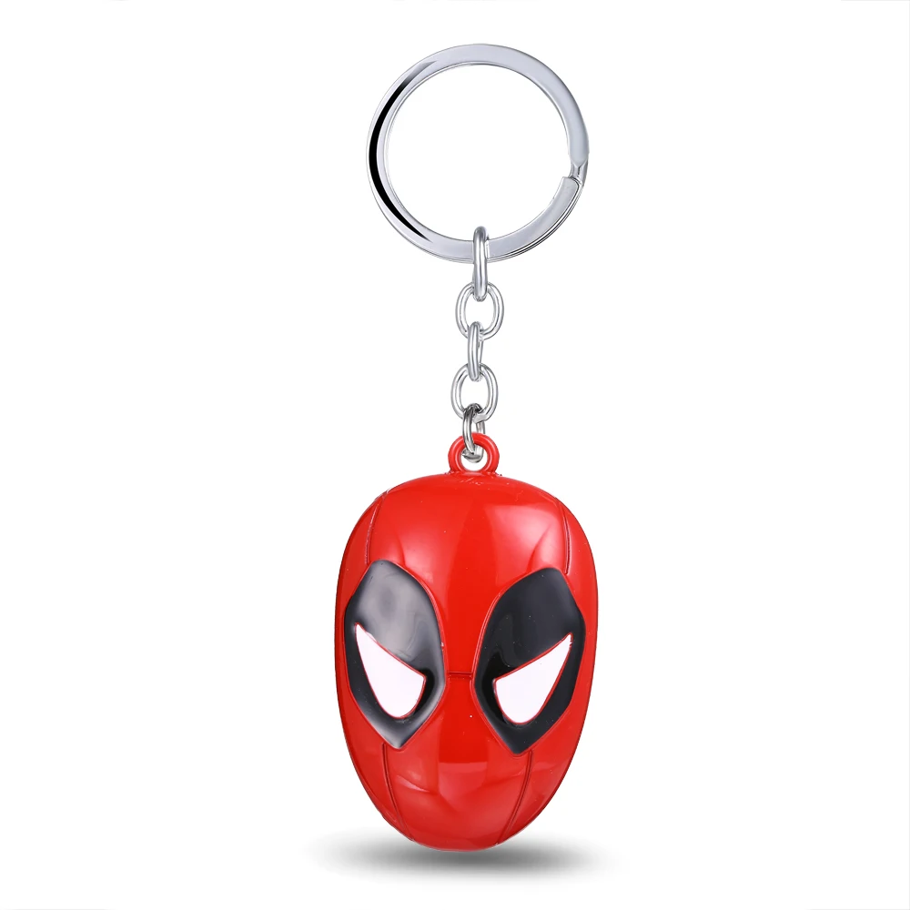 3 Colors Anime Deadpool Keychain Mask Pendant Keychain Pendants Iron Man Keyring Cosplay Accessories Llavero Holders HSIC10621
3 Colors Anime Deadpool Keychain Mask Pendant Keychain Pendants Iron Man Keyring Cosplay Accessories Llavero Holders HSIC10621