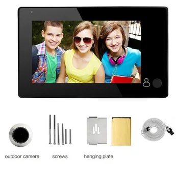 4.3 Inch Smart Digital Door Viewer Camera Door Eye Video Record Peephole Viewers IR Night Vision PIR Motion No Disturb Doorbell
4.3 Inch Smart Digital Door Viewer Camera Door Eye Video Record Peephole Viewers IR Night Vision PIR Motion No Disturb Doorbell