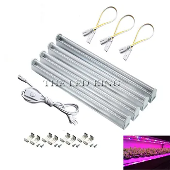 T5 7W 10W LED Grow Light Tube 660nm red & 455nm blue 2835smd Switch led Growing Bar lamp for seedlings AC85-265V
T5 7W 10W LED Grow Light Tube 660nm red & 455nm blue 2835smd Switch led Growing Bar lamp for seedlings AC85-265V