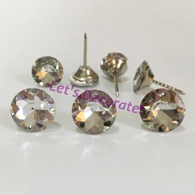 Free Shipping 200PCS/LOT 20MM Clear Color Diamond Crystal Glass Tacks / Decoration Nails / Upholstery Sofa Nails
Free Shipping 200PCS/LOT 20MM Clear Color Diamond Crystal Glass Tacks / Decoration Nails / Upholstery Sofa Nails